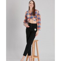 Pink Pony Kadın Yüksek Bel Mom Fit Jean