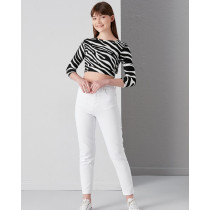 Pink Pony Kadın Yüksek Bel Mom Fit Jean